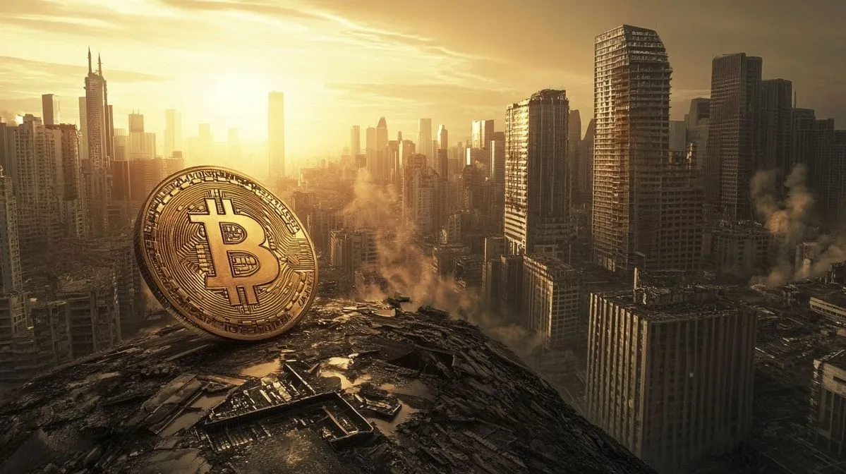 Crypto perpetual trading interface with real-time price charts
